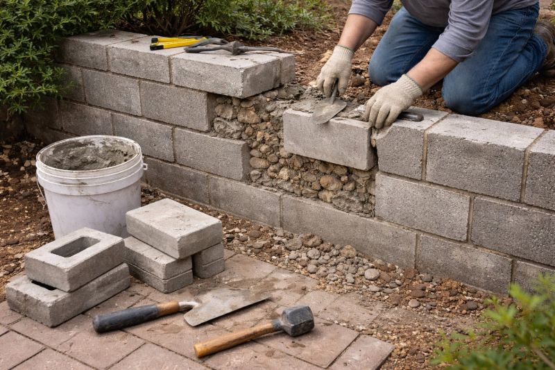 Block Wall Repair in Chesterfield, MO