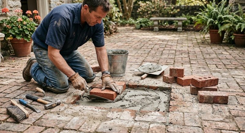 Brick Flatwork Repair in Wentzville, MO