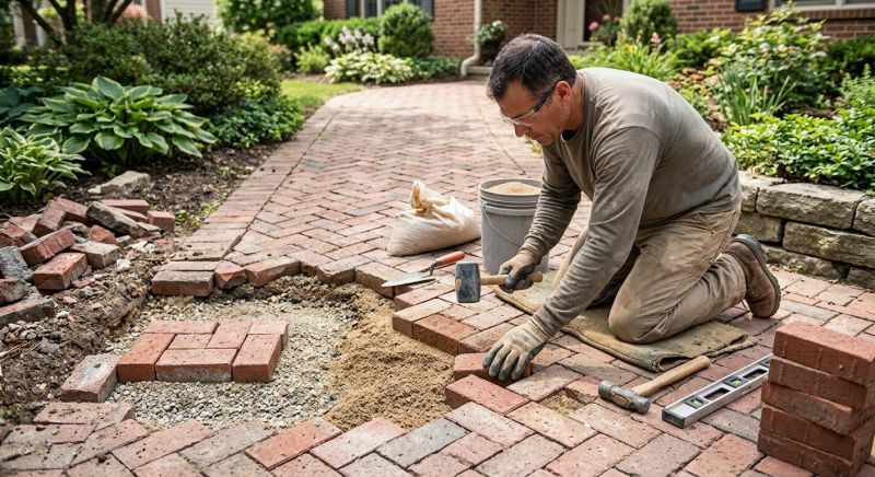 Brick Hardscape Repair in O Fallon, MO
