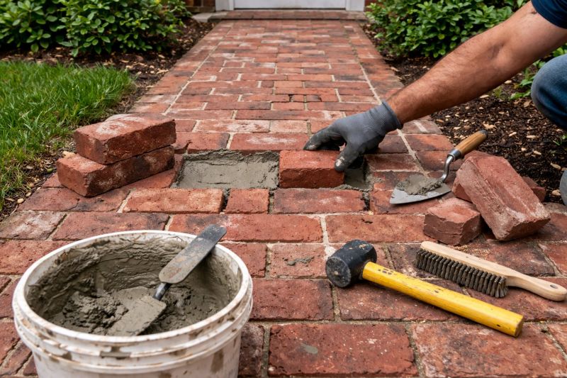Brick Pathway Repair in O Fallon, MO