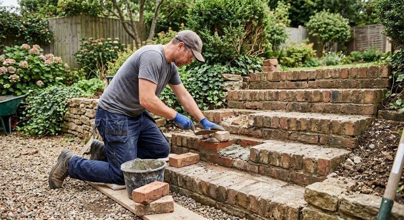 Brick Stairs Repair in Lake Saint Louis, MO