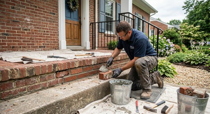 Brick Stairs Repair in O Fallon, MO
