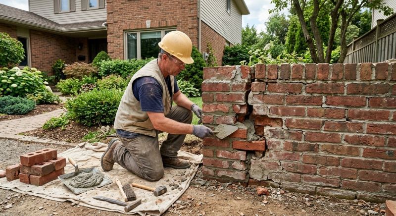 Brick Wall Repair in Troy, MO
