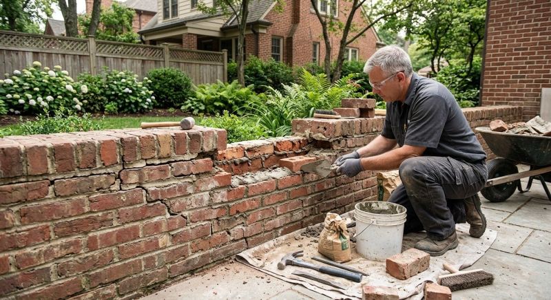 Brick Wall Repair in Wentzville, MO