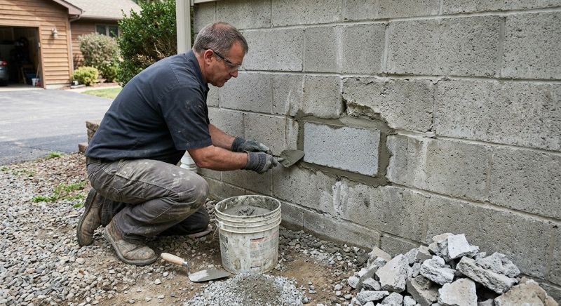 Cement Block Repair in O Fallon, MO