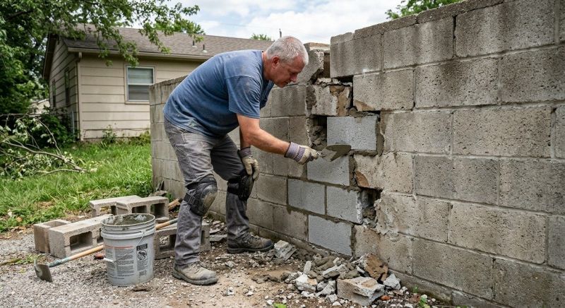 Concrete Block Repair in Florissant, MO