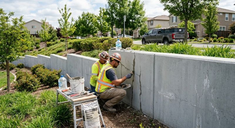 Retaining Wall Repair in Gray Summit, MO