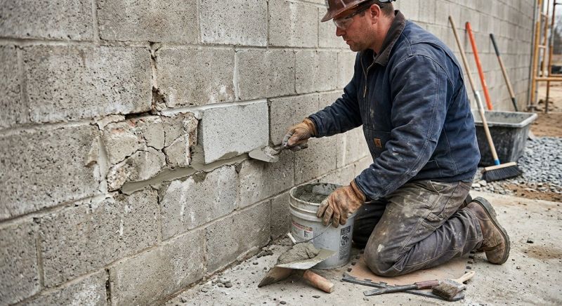 Rock Wall Repair in O Fallon, MO