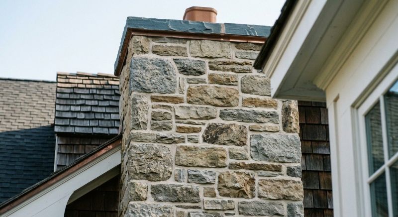 Stone Chimney Installation in Augusta, MO