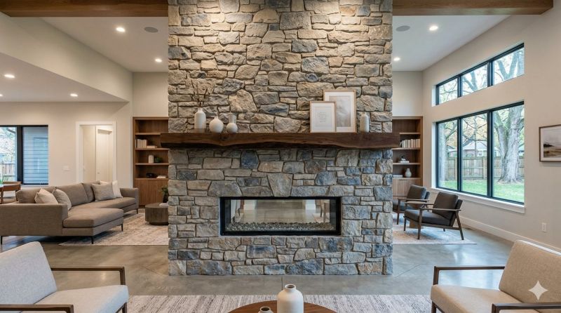 Stone Chimney Installation in Chesterfield, MO