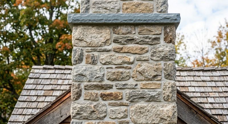 Stone Chimney Installation in Gray Summit, MO