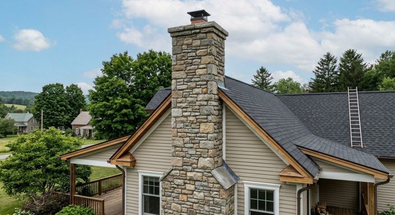 Stone Chimney Installation in O Fallon, MO