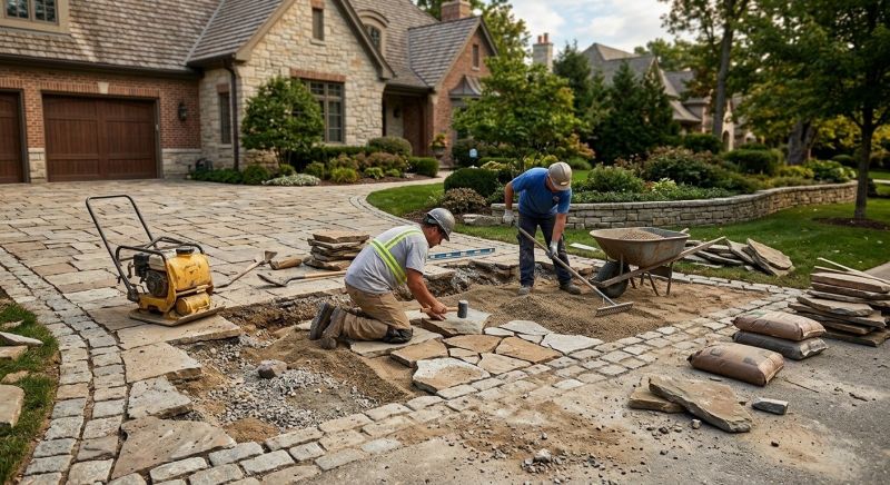 Stone Driveway Repair in O Fallon, MO