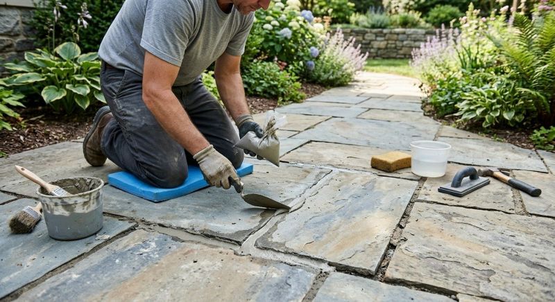 Stone Walkway Repair in O Fallon, MO