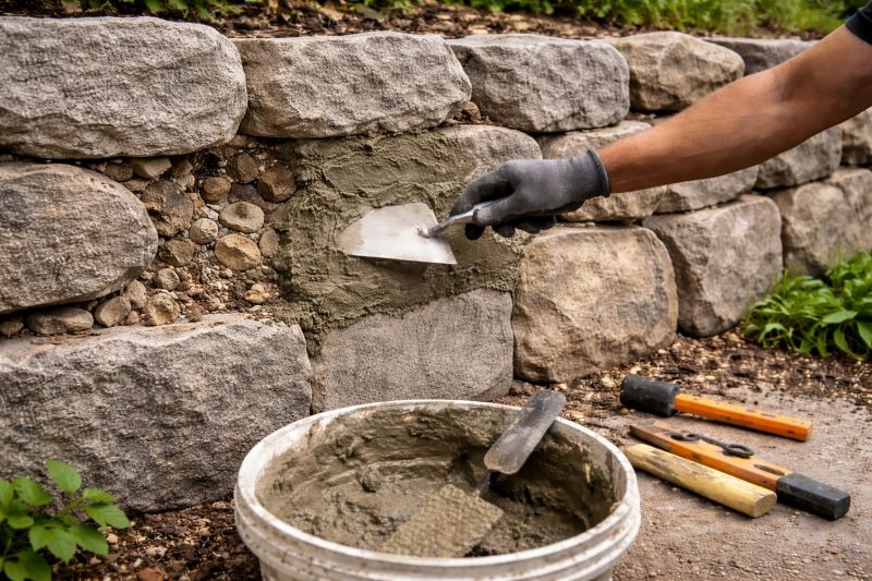 Stone Wall Repair in Saint Peters, MO